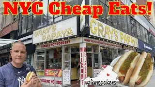 Trying Gray's Papaya in NYC for the First Time