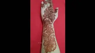 Full hand mehndi designs.....for Right hand ✋