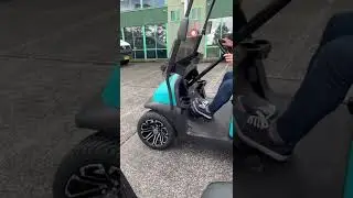 Golf cart drag race - EZGO RXV verses Club Car Precedent