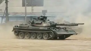 An incredible Performance by Japanese Type 74 tanks