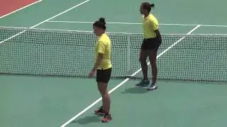 Presentation of award to Bhatia Riya & Kolar Nastja   Lagos Open 2019 Women Singles Final
