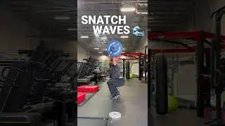 3 SNATCH WAVES 🌊🌊🌊245-255-265LBS ✅✅✅ #weightlifting #snatch