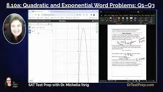 SAT Math 8.10: Quadratic and Exponential Word Problems - HeyDrTestPrep.com