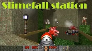 Doom 2: Slimefall station by Plank_Guy_89 / UV 1st try very acidy