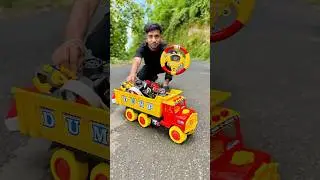 remote control trcuk yellow colour