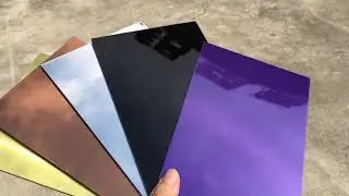Alucobond mirror Aluminum Composite Panel,Mirror ACP, Mirror aluminum facade panel,Mirror ACP sheet
