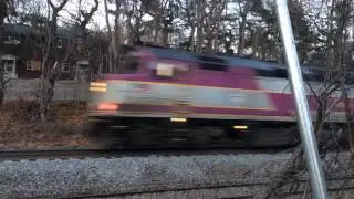 RARE! MBTA 517 Expresses Through Wellesley Square With A Bilevel Coach!?