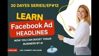 Day 12 | ChatGPT Se Facebook Ad Headline Kaise Nikale | Learn ChatGPT 30 Days (Hindi)
