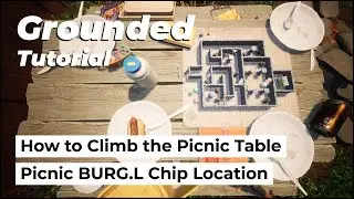 How to Climb the Picnic Table,  Picnic BURG.L Chip Location - Grounded update 0.11, Hot and Hazy