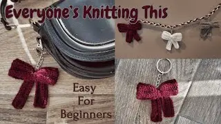 HOW TO CROCHET SOFT BOW #knittig #crochet #diy #knittingtutorial