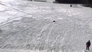 Sledding- holy crap