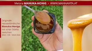Melora Manuka-Honig &bull; Originaler neuseel&auml;ndischer UMF-zertifizierter Manuka-Honig