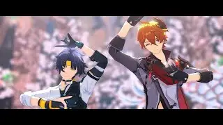 【ゼンゼロ/Genshin impact MMD】キスキツネ（浅羽悠真/达达利亚）