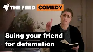 Suing your friends for defamation | Comedy | SBS The Feed