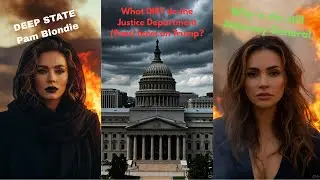 The DEEP STATE plot against Trump! Pam Blondie Injustice Department has DIRT on Trump.