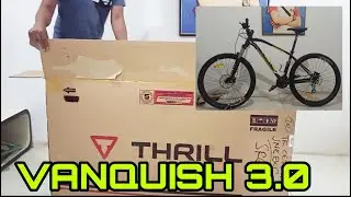 unboxing Sepeda Mtb THRILL VANQUISH 3.0 2020 ( UNBOXING + REVIEW )