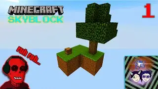 (I'M BACK BABY!) Minecraft Skyblock Funny Moments w. TenneyBox and Kara