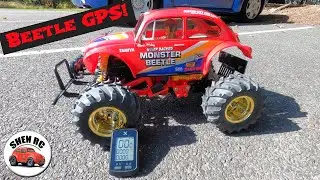Tamiya MONSTER BEETLE UPGRADED GPS SPEED RUN!