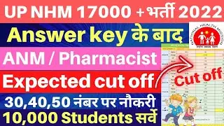 UP NHM ANM /Pharmacist / lab technician Cut off 2022 | Up nhm pharmacist cut off 2022 | UP NHM ANM 🔥