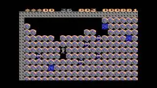Atari 8-bit Boulder Dash finished bonus at zero time