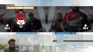 LYON LOU - SARACENS sur Rugby Challenge 4