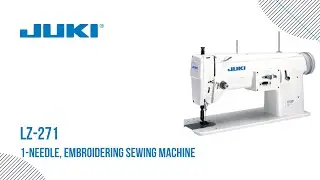 Juki LZ 271 Embroidering Lockstitch Sewing Machine.