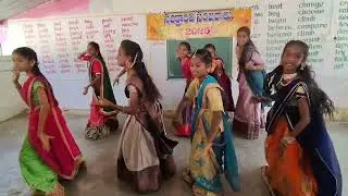 Sankranthi sambaralu dance performance by our 6th class students 