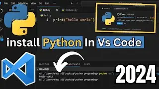 How to Run Python In Vs Code in hindi | VS Code Setup For python , Themes , Setting 