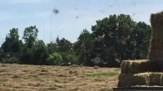 Hay field wind tunnel