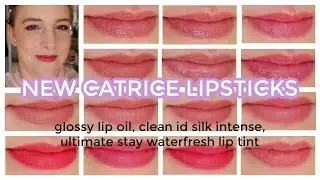 CATRICE LIPSTICK 3-IN-1 REVIEW // Glossy Lip Oil, Clean ID Silk Intense & Ultimate Stay lip tint