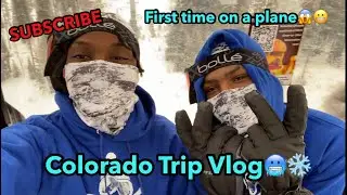 Colorado Vlog🥶❄️ **First Time Flying😰😬**