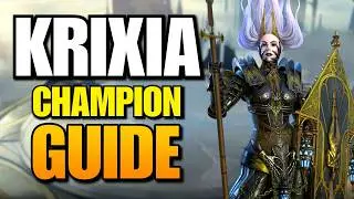 Krixia Guide: Best Build, Gear & Masteries for an S-TIER Mythical Support! | RAID: Shadow Legends