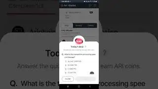transaction processing speed of ari chain? arichain quiz 12 Jul #ariwallet