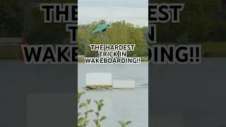 The hardest trick in Wakeboarding. The Triple Flip. #cablewakeboarding #wakeboarding #flip #triple