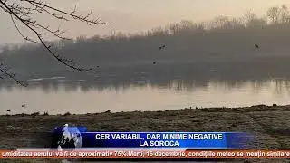 Cer variabil, dar minime negative la Soroca