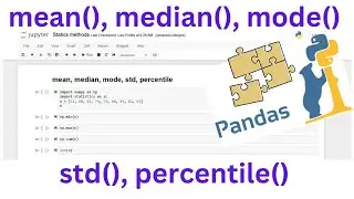 Python functions - mode, median, mean, standard deviation, percentile