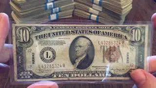 1934 $10 Hawaii note from WWII
