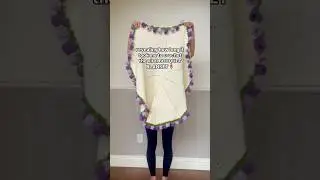 this is how long it took me to crochet the viral bouquet blanket! was it worth it? #crochet