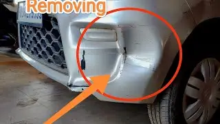 How to fir bumper dent  At Home | Easy DIY Method  #automobileservice