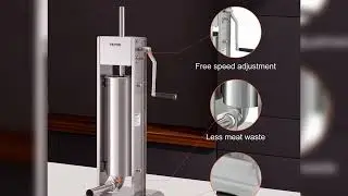 A must-have product!&nbsp;SucceBuy 3 5 7 L Manual Sausage Stuffer Stainless Steel Making Sausage Vertic