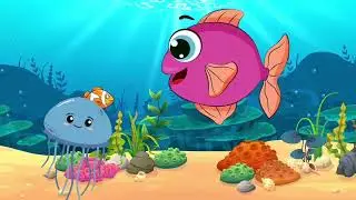 🐡2 Hour Fish Animated Lullaby 🐠Low Stimulation Sleep Music for Babies & Toddlers 🎶