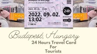 Cheap Travel Cards for Tourist in Budapest, Hungary.