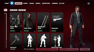 OH.. JOHN WICK.. MAIS TOUJOURS PAS SOFIA.. 🙃 BOUTIQUE FORTNITE D&rsquo;AUJOURD&rsquo;HUI (29 D&Eacute;CEMBRE 2025)