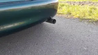 Mazda mx5 nb1 1.6 16v I.L Motorsport Edelstahl Mittelschalld&auml;mpfer + selbstgemacht Duramas Endrohr