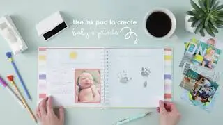 Bundle Bright Baby's Firsts Memory Book by C.R.Gibson Baby