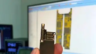 Reparación iPhone XR no enciende y consume todo en la fuente de alimentación