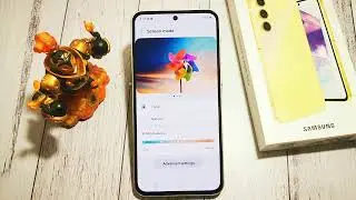 SAMSUNG GALAXY A55: How to setup custom white color balance | Quick Guide
