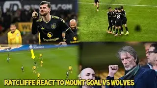 MOMENT Jim Ratcliffe React To Mason Mount Goal Vs Wolves (4-1) 😳 Extended Highlights! Man utd News