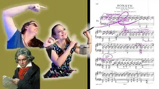 ♪ Sight Reading Moonlight Sonata - How to Interpret Music-Classical Music Notation-Music Score Study