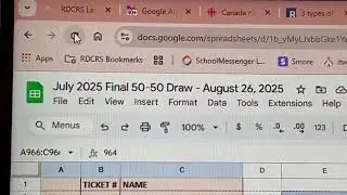 Red Deer Regional Catholic Education Foundation 50/50 - July 2025 Final Draw